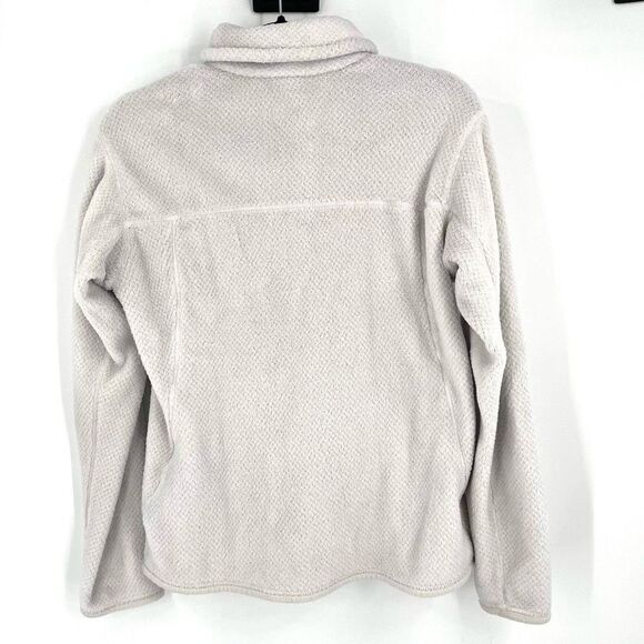 PATAGONIA Women's Re-Tool Snap-T Fleece Pullover white medium cozy soft jacket - Picture 4 of 11